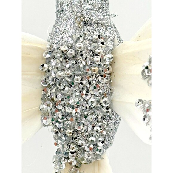 Holiday Lane Shine‎ Bright Feathered Glitter Hummingbird Christmas Ornament NWT - Picture 7 of 14